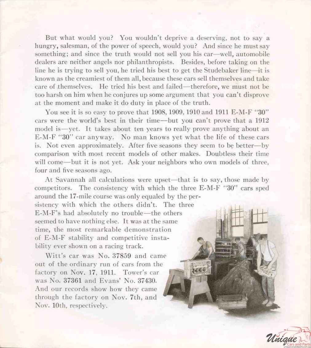 1912 Studebaker E-M-F 30 Brochure Page 6